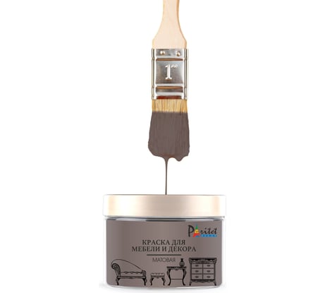 Краска для мебели Paritet кофе с молоком, 350 мл PD-080