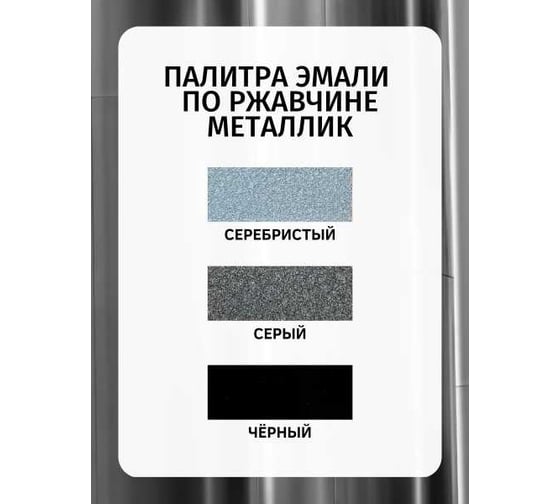 Эмаль Poli-R POLI - HAMMER металлик, серебристая (1506), 0.75 л 14046