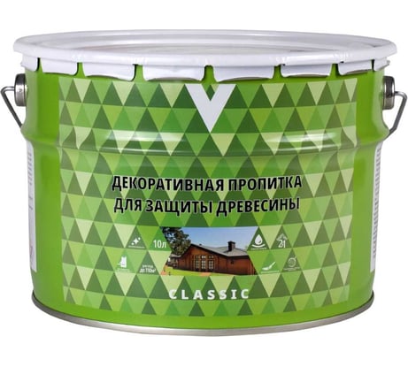 Декоративная пропитка V Classic бесцветная, 10 л 257882