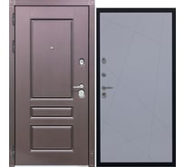Дверь DIVA STR МХ-27 2050x860 мм, левая, Крафтовый дуб - Д11 Силк Маус УТ-00079892