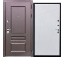 Дверь DIVA STR МХ-27 2050x860 мм, правая, Крафтовый дуб - Д11 Белый софт УТ-00079887