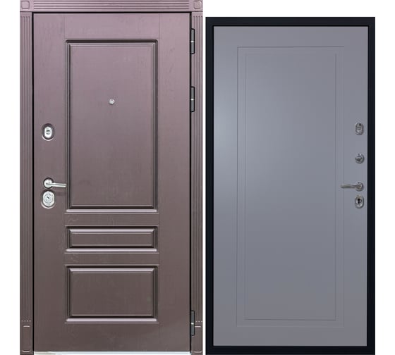 Дверь DIVA STR МХ-27 2050x860 мм, правая, Крафтовый дуб - Н10 Силк Маус УТ-00079928