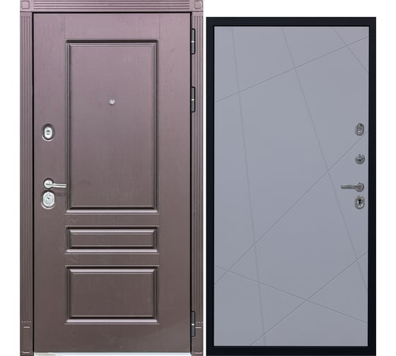 Дверь DIVA STR МХ-27 2050x860 мм, правая, Крафтовый дуб - Д11 Силк Маус УТ-00079891 1