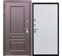 Дверь DIVA STR МХ-27 2050x860 мм, левая, Крафтовый дуб - Д11 Белый софт УТ-00079888