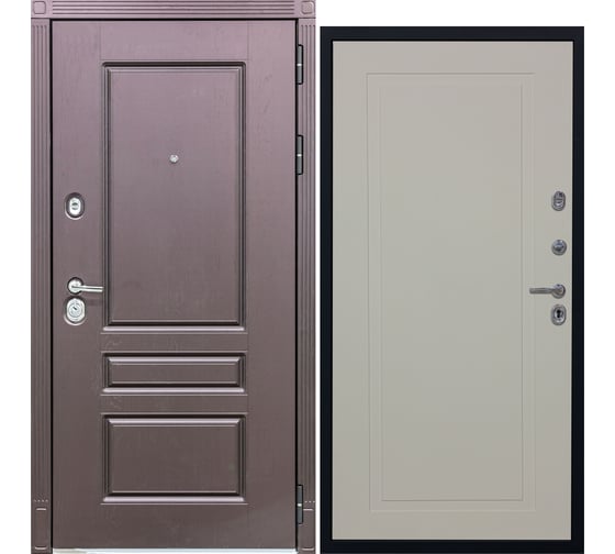 Дверь DIVA STR МХ-27 2050x860 мм, правая, Крафтовый дуб - Н10 Софт Шампань УТ-00079929 1