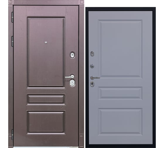 Дверь DIVA STR МХ-27 2050x860 мм, левая, Крафтовый дуб - Д13 Силк Маус УТ-00079905 1