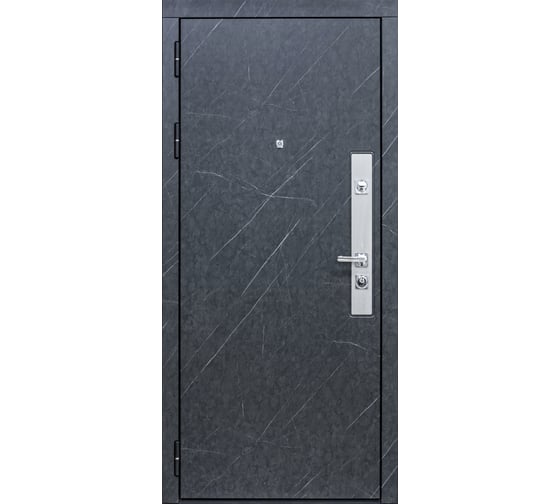 Дверь DIVA STR МХ-26 2050x960 мм, левая, Гранит лава оникс - МХ-26 Бетон светлый УТ-00080138