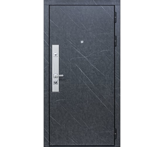 Дверь DIVA STR МХ-26 2050x960 мм, правая, Гранит лава оникс - МХ-26 Бетон светлый УТ-00080139
