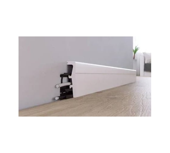 Плинтус Arbiton Vega HDPS P0811 2400x80x20 мм 558694