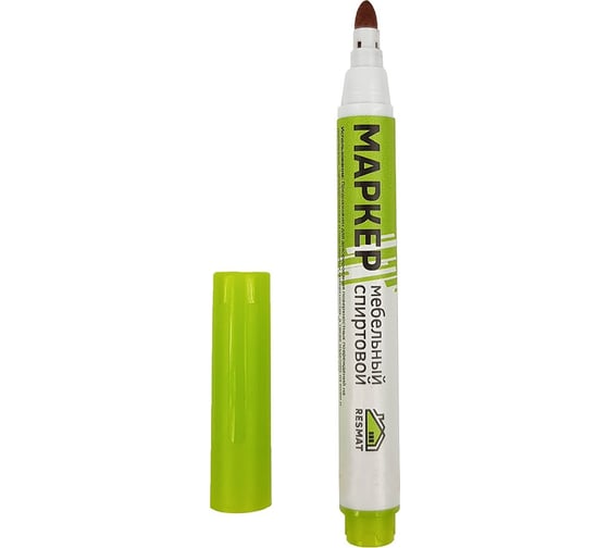 Мебельный маркер Resmat спиртовой, цвет дуб светлый, блистер арт. 2557