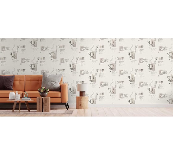 Обои горячего тиснения WallSecret 1,06x10,05 espresso 8808-13