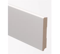 Плинтус мдф Стильный Дом P-012 белый, покрытие белая эмаль, высота 80 мм v530828