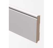 Плинтус мдф Стильный Дом P-011 белый, покрытие белая эмаль, высота 90 мм v530293 28442762