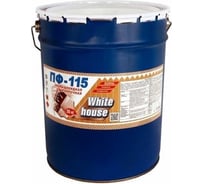 Эмаль WHITE HOUSE ПФ-115 красная, 20 кг 13896