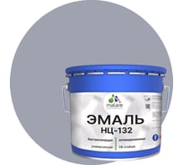 Эмаль MALARE НЦ-132 для металла, по дереву, для минеральных поверхностей, RAL 7040, темно-серый, матовая, 12.5 кг 2038094832236