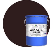 Эмаль MALARE НЦ-132 для металла, по дереву, для минеральных поверхностей, RAL 8017, коричневый, матовая, 20 кг 2038094832243