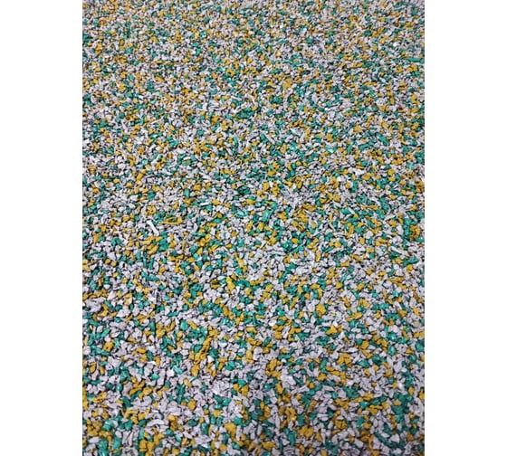 Покрытие из резиновой крошки ООО АМОРТЕКС Микс Времена года (Весна), 1500x3000x10 мм 0313