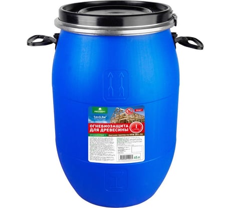 Огнебиозащита для древесины PROSEPT ОГНЕБИО PROF 1, 1 группа 65 л 007-65