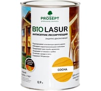 Лессирующий защитно-декоративный антисептик PROSEPT BIO LASUR Сосна 0,9л 033-09