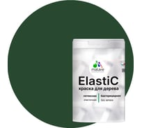 Краска MALARE Elastic для деревянных поверхностей, универсальная, с антисептическим эффектом, матовая, гавайский лес, 2 кг 2037891365367