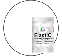 Краска MALARE Elastic для деревянных поверхностей, универсальная, с антисептическим эффектом, матовая, белая, 2 кг 2037891364643
