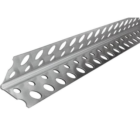 Металлический штукатурный угловой перфорированный профиль GAVIAL (0,35) 20x20 мм, 3м 23377