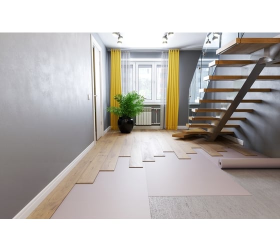 Подложка под ПВХ плитку Pavitec Pro LVT PLUS (12) 1,5 мм, рул. P.Pro LVT 12-1,5