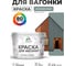 Акриловая краска для вагонки для дерева с антисептическим эффектом без запаха матовая агатовый серый MALARE 10 кг КВГНКААГСМ1000 2