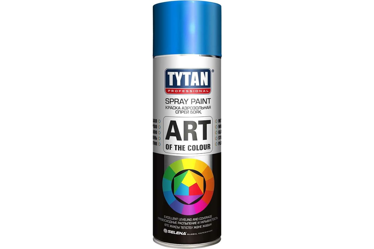 Аэрозольная краска Tytan PROFESSIONAL ART OF THE COLOUR RAL5010, синяя  400мл 93663 54033 - выгодная цена, отзывы, характеристики, фото - купить в  Москве и РФ