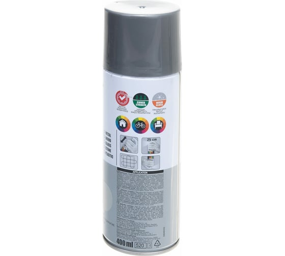 Аэрозольная краска TYTAN PROFESSIONAL ART OF THE COLOUR RAL9006, металлик 400мл 93762