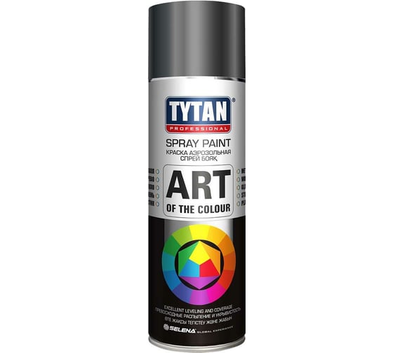 Аэрозольная краска TYTAN PROFESSIONAL ART OF THE COLOUR RAL7015, серая 400мл 93724