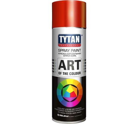 Аэрозольная краска Tytan PROFESSIONAL ART OF THE COLOUR RAL3020, красная 400мл 93649 54032