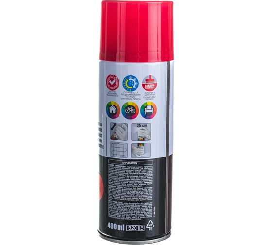 Аэрозольная краска Tytan PROFESSIONAL ART OF THE COLOUR RAL3020, красная 400мл 93649 54032