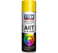Аэрозольная краска Tytan PROFESSIONAL ART OF THE COLOUR RAL1018, желтая 400мл 93601 54030