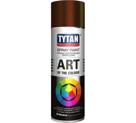 Аэрозольная краска TYTAN PROFESSIONAL ART OF THE COLOUR RAL8017, коричневая 400мл 93748 54028