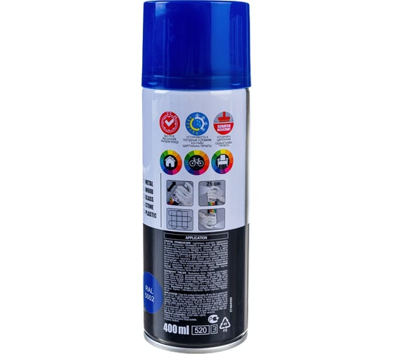 Аэрозольная краска Tytan PROFESSIONAL ART OF THE COLOUR RAL5002, ультрамарин 400мл 64707 212190