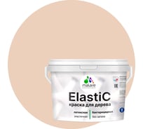 Краска MALARE Elastic для деревянных поверхностей, универсальная, с антисептическим эффектом, матовая, эффект дежавю, 10 кг 2037893113263