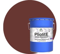 Всесезонная фасадная краска-эмаль MALARE Pliolite зимняя, для всех типов поверхностей, RAL 8012, красно-коричневый, глянцевая, 18 кг 2038119892887