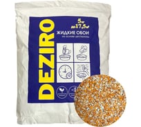 Жидкие обои Deziro оттенок оранжевого, 5 кг Deziro ZR08-5000