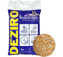 Жидкие обои Deziro оттенок оранжевого, 1 кг Deziro ZR08-1000