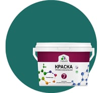 Краска для стен, потолков и обоев MALARE Евро 7, атлантида, 9 л 2038063680844 КЕВРО7АТЛМ1300