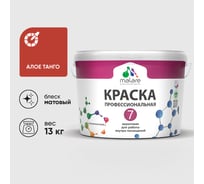 Краска для стен, потолков и обоев MALARE Евро 7, алое танго, 9 л 2038063680547 КЕВРО7АЛТМ1300