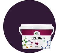 Краска для стен, потолков и обоев MALARE Евро 7, черничные ночи, 2,7 л 2038063681155 КЕВРО7ЧЕНМ0390