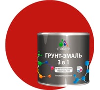 Грунт-эмаль MALARE 3 в 1 по ржавчине, акриловая, красный, матовая, 2.5 кг 2038218779225