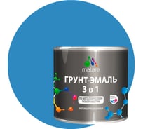 Грунт-Эмаль 3 в 1 по ржавчине MALARE, акриловая, небесно-голубой, глянцевая, 2 кг ГЭФСТ5015Г0200