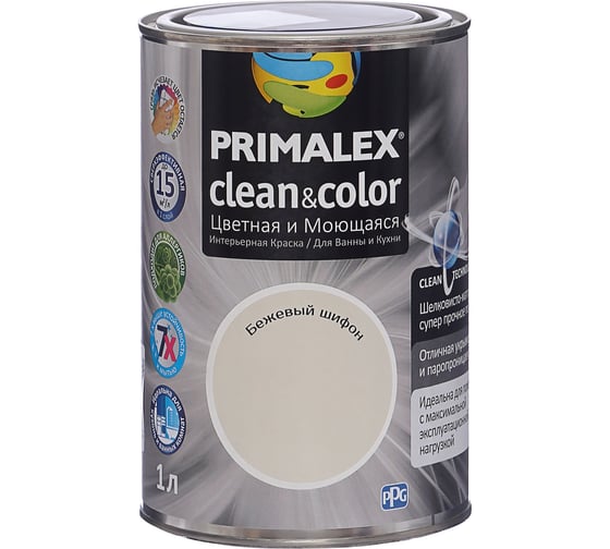 Краска PRIMALEX Clean&Color Бежевый Шифон 420200 1