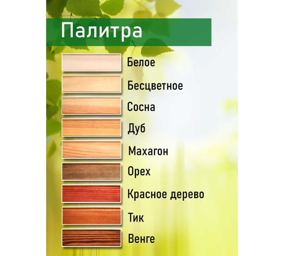 Масло с воском для дерева, наружных и внутренних работ POLI-R Белое, 2,5 л 22008