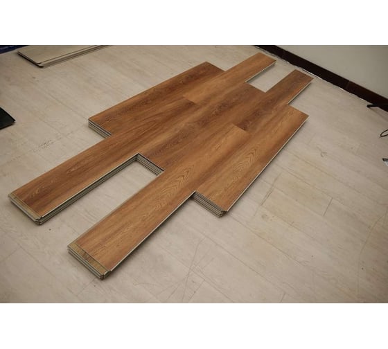 SPC ламинат EvoFloor Optima click Oak Amber / Дуб Амбер(янтарный) 1220х184х4.2 мм, 2.245 м2 3152-9