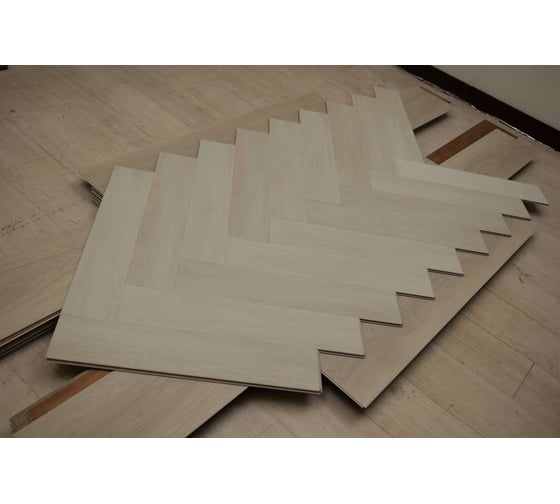 SPC ламинат EvoFloor Parquet Whiteford / Уайтфорд 640х128х4.5 мм, 2.294 м2 (А+В) P3040-1