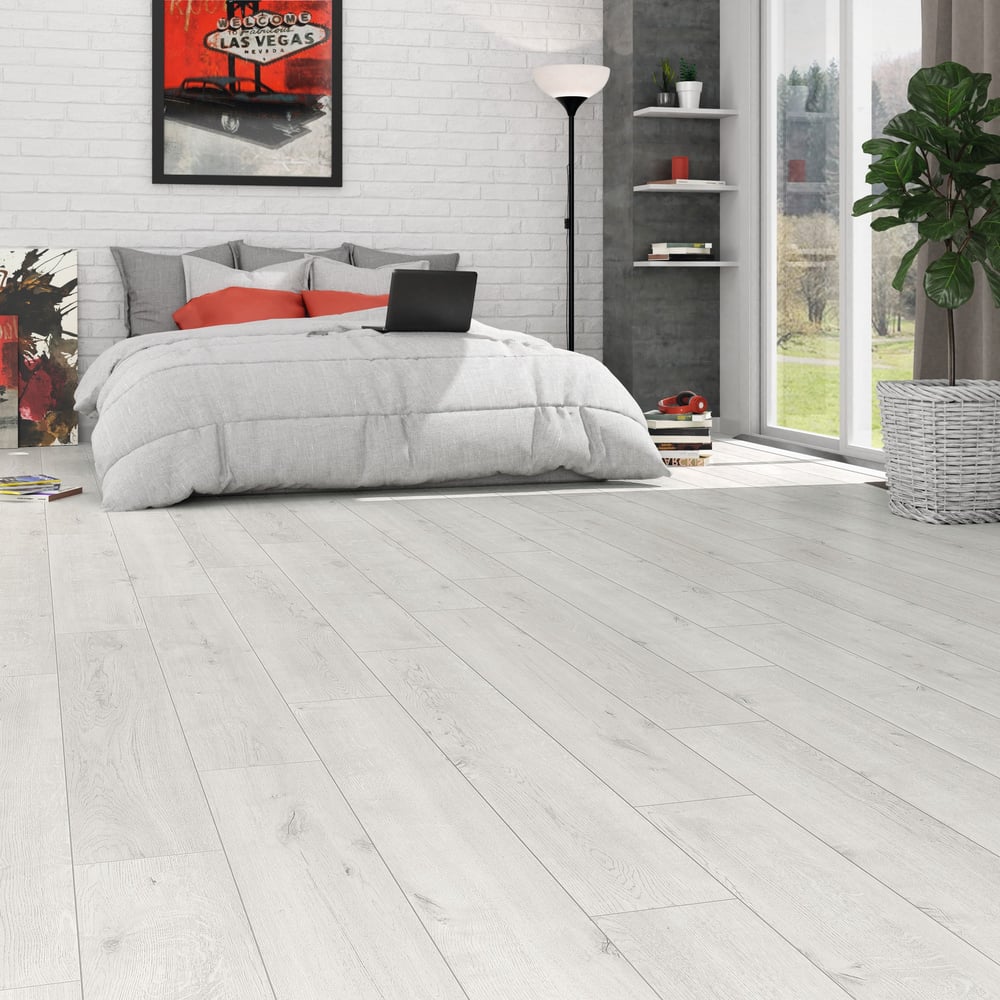 Ламинат Camsan Platinum+ Дуб Перламутровый 33 класс, 10 мм, упаковка 1. ...